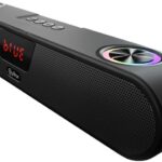 Ptron Fusion Concert 24 W Bluetooth Soundbar(Matt Black, 2.0 Channel)