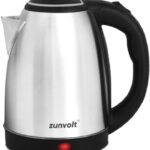 Zunvolt 1.8L Electric Kettle(1.8 L, Silver, Black)