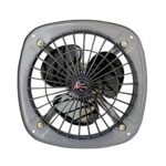 Digismart 225Mm High Speed 2880 Rpm (9 Inch) Fresh Air Exhaust Fan Silver 1 Year Warranty