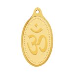 Whp Jewellers 24Kt (999) 1 Gram Om Yellow Gold Pendant