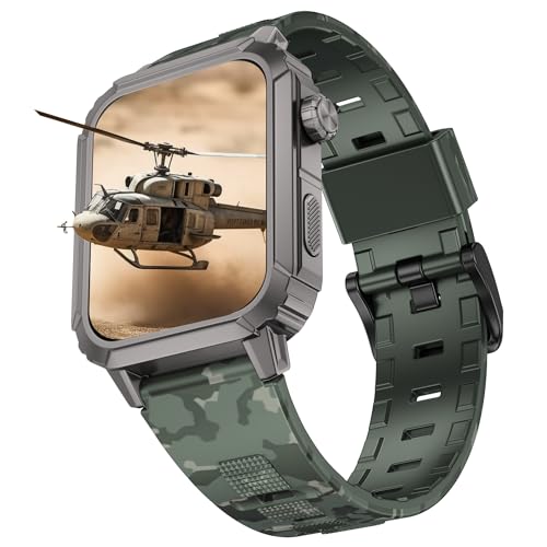 Noise Cadet Military Rugged Built 1.78 Always On Amoled Display, Bt Calling, Health Suite & 120+ Sport Mode, 300+ Watch Faces And Ai Voice Assistant Smartwatch (Military Camo)