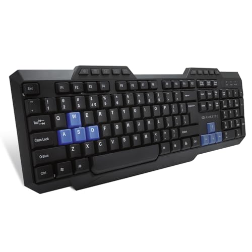 Amkette Xcite Neo Usb Wired Keyboard For Laptops, Pcs, And Usb-Compatible Devices | Uv-Coated, Long-Lasting, Anti-Fade Keys | Spill-Resistant Design | Multimedia Keys | Comfortable Typing (Black)