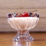 Kwintas Plastic Dessert Bowl Everyday Essentials Plastic Modern Ice Cream Cup Bowl Set Disposable(Pack Of 1, Clear)