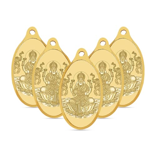 Whp Jewellers 10 Gram Yellow Gold Laxmi Pendant