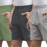 Flicfol Solid Men Multicolor Sports Shorts