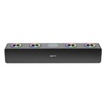 Amazon Basics C20R4 16W Bluetooth Soundbar With 2000 Mah Battery | 2X Bass | Up To 10 Hrs Of Playback | 4 Rgb Lights | Bluetooth 5.3, Aux & Usb Connectivity (Black)