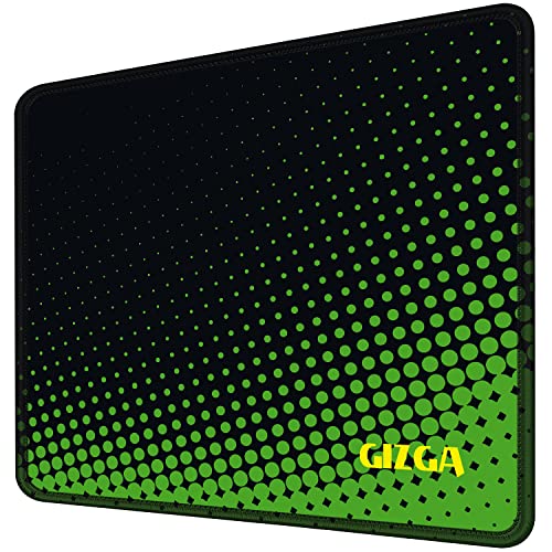 Gizga Essentials Aircase 29Cm X 24Cm Gaming Mouse Pad, Laptop Desk Mat, Computer Mouse Pad With Smooth Mouse Control, Mercerized Surface, Antifray Stitched Embroidery Edges, Anti-Slip Rubber Base