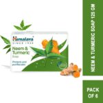 Himalaya Neem And Turmeric Soap(6 X 125 G)