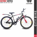 Fastway Bicycle Hopper Jetpro N/Ibc 24T Black, With 90% Assembled 24 T Road Cycle(Single Speed, Black, Rigid)