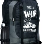 Jirfashion Mountain Rucksacksbag Hiking Trekking Camping Bag Travel Backpack Rucksack – 60 L(Grey)