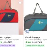 Travel Duffel Bags From ₹185