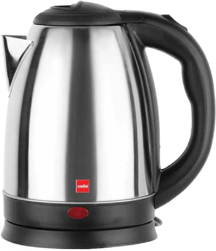 Cello Quick Boil Neo Portable Stainless Steel Electric Kettle(1.5 L, Silver, Black)