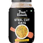 True Elements Steel Cut Oats 2Kg – 100% Wholegrain Oats | Breakfast Cereal For Weight Management | Diet Food | Rich In Fibre And Protein