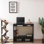 Mintwud From Pepperfry Bonton Engineered Wood Study Table(Free Standing, Finish Color – Wenge, Knock Down)