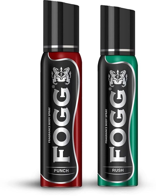 Fogg Masti Punch & Rush No Gas Body Spray  –  For Men(300 Ml, Pack Of 2)