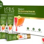 Lotus Botanicals Vitamin C Skin Brightening 5 Step Facial Kit|Boosts Glow(44 G)