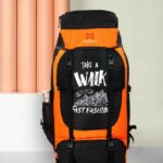 Markway Rucksack For Men Travel Tourist Bag Backpack For Hiking Trekking Camping Rucksack  – 70 L(Orange)