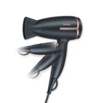 Beurer Hc25 Travel Hair Dryer 3 Years Warranty 1600 Watts, Black