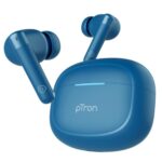 Ptron Bassbuds Duo Pro Tws Earbuds With 3D Audioscape, Trutalk Ai-Enc Calls, Thunder Bass, 38H Playtime, 50Ms Low Latency Movie/Music Modes, Bt 5.3 & Ultra Hd Mic, Fast Type-C Charging & Ipx5 (Blue)