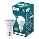 Philips 14W Emergency Led Bulb | Stellar Bright B22 Inverter Led Bulb For Power Cuts | Crystal White, Pack Of 1