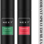 Next New Edition Liverpool And Chelsea Perfume Deodorant Spray  –  For Men & Women(300 Ml, Pack Of 2)