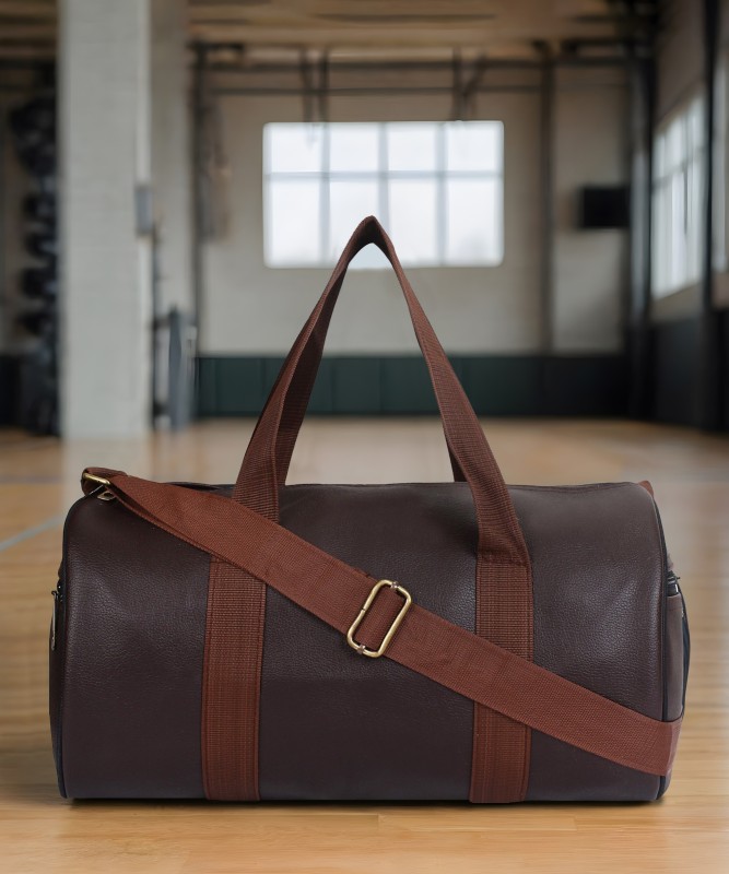 Monvelli Gym Bag Black(Brown, Kit Bag)