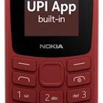 Nokia All-New 105 Single Sim Keypad Phone With Built-In Upi Payments, Long-Lasting Battery, Wireless Fm Radio | Red