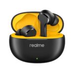 Realme Buds T110 With Ai Enc For Calls, Upto 38 Hours Of Playback And Fast Charging Bluetooth In Ear Headset (Punk Black, True Wireless)