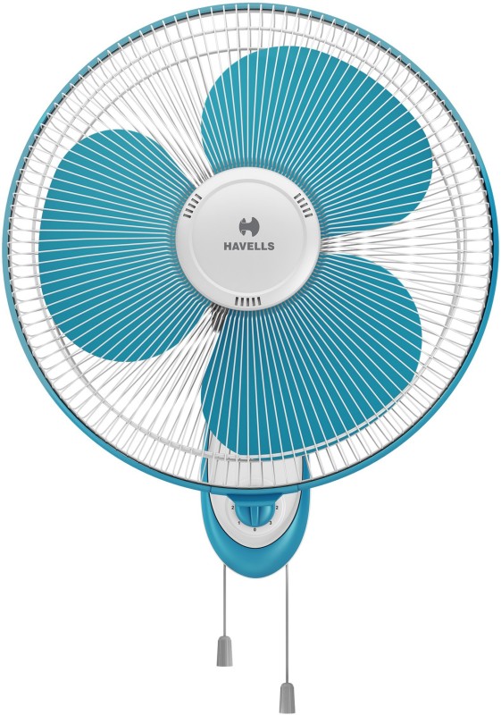 Havells Gatik Neo 400 Mm 3 Blade Wall Fan(White Aqua, Pack Of 1)