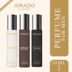 Amado Luxury Combo Set Of 3 Long Lasting Vibrant Perfumes With Uplifting Energy Eau De Parfum  –  30 Ml(For Men)