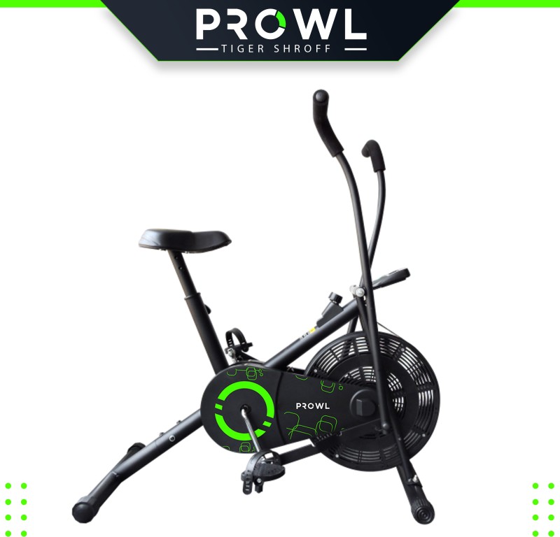 Prowl By Tiger Shroff Gt-40 Moving + Fixed Handle Dual-Action Stationary Exercise Bike(Black)