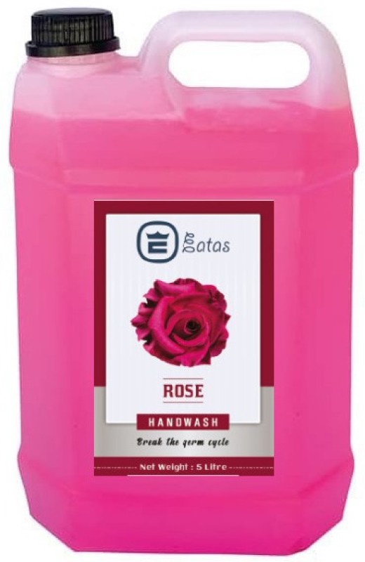 Eatas Rose Handwash Liquid Soap – 5 L | Rose | Kills 99% Germs* | Hand Wash Can(5 L)