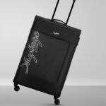 Skybags Polyester Softsided 58 Cm Cabin Stylish Luggage Trolley With 4 Wheels |Unisex Cabin Suitcase 4 Wheels – 22 Inch