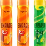 Engage Deo Combo 2 Intrigue For Her 150Ml & 1 Spirit For Her 150Ml Deodorant Spray  –  For Women(450 Ml, Pack Of 3)