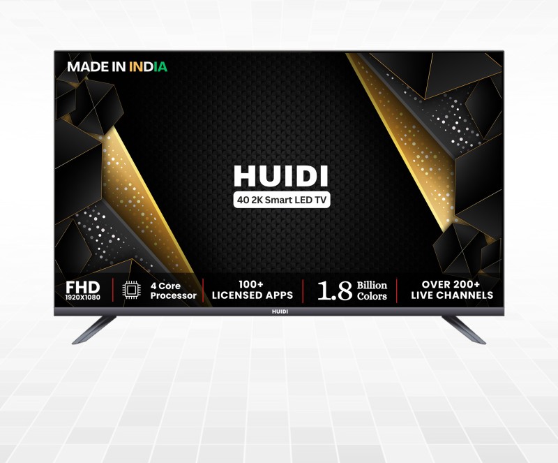 Huidi 100 Cm (39.5 Inch) Full Hd Led Smart Android Tv 2024 Edition(Hd6Fspro)