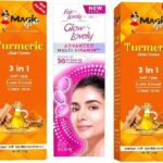 Fair & Lovely Multi Vitamin Cream 25 Gram + Magic Girl Turmeric Cream 50Grm 2Pc(125 G)