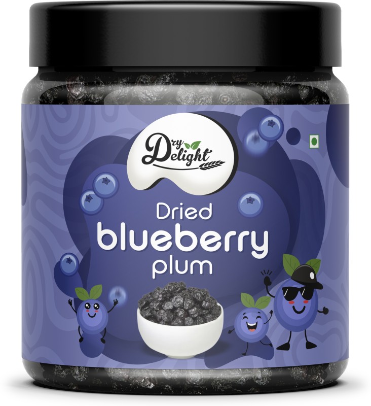 Drydelight Premium Dried Blueberry | Whole & Unsweeetened | Vitamin Rich & Low Fat Snack Blueberry(500 G)