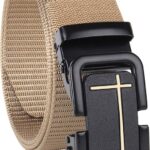 Provogue Men Formal, Casual, Formal, Party Beige Nylon Belt