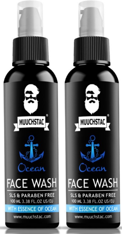 Muuchstac Ocean For Men, Fights Acne & Pimple, Brighten Skin, All Skin Types Face Wash(200 Ml)