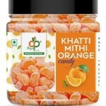 Organic Purify Orange Candy|Narangee Toffee|Orange Flavoured (Pack Of ) Jar Pack Orange Toffee(400 G)