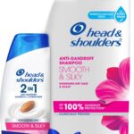 Head & Shoulders Dandruff Care Pack, Smooth & Silky 1 L Shampoo & 2In1 180Ml Shampoo+Conditioner(1180 Ml)