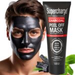 Supercharge Activated Charcoal Peel Off Mask For Men Detoxifies Skin & Removes Blackheads(50 G)