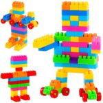 Arizon 100+ Pcs Building Blocks Toy Set Creative Learning Educational Block Toys(Multicolor)