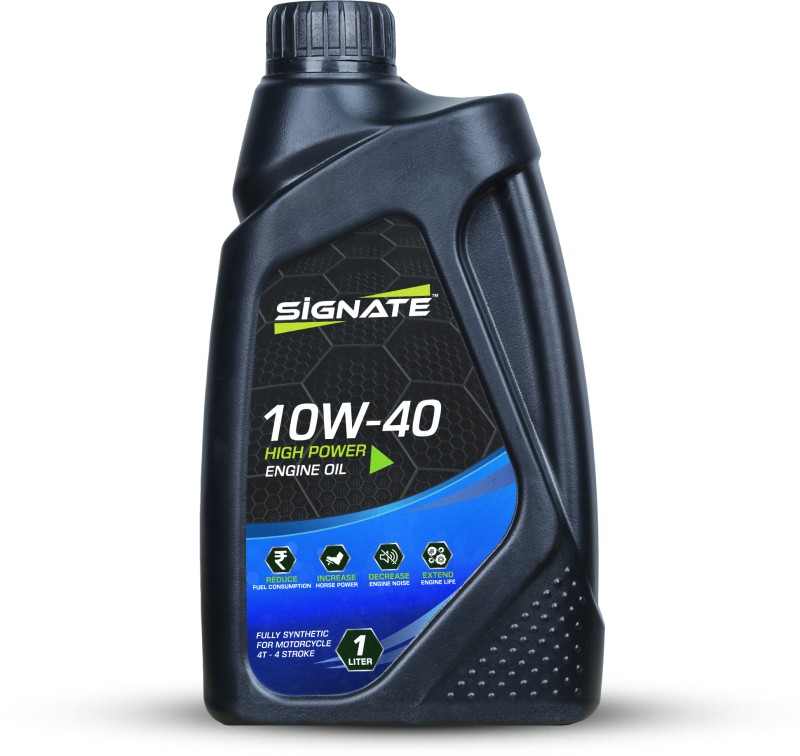 Signate 10W-40 Street Race Fully Synthetic Engine Oil, Motorcbike Oil High Performance Engine Oil(1 L, Pack Of 1)