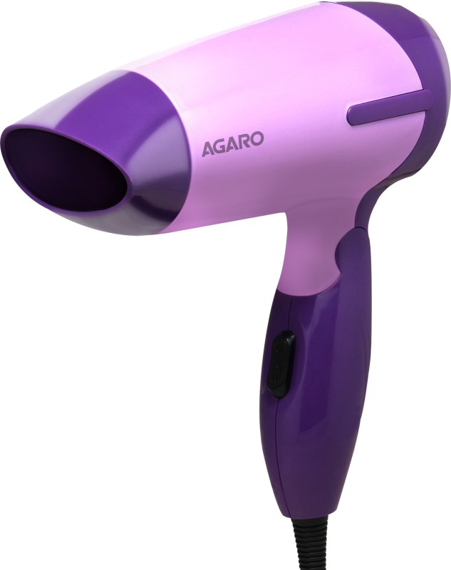 Agaro Prima Hair Dryer With Copper Motor, 2 Speed & Temperature Settings, Hair Dryer(1000 W, Purple)