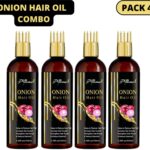 Phillauri Onion Pack Of 4 Hair Oil(400 Ml)