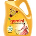 Gemini Oil_Aripl Gemini Refined Sunflower Oil Jar, 5L (West)