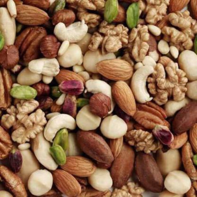 Nature Purify Mix Dry Fruits ,[Almonds, Cashews, Raisins, Black Raisins, Pistachios,Apricots] Almonds(500 G)