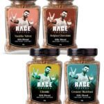 Rage Silk Combo 60G X 4- Classic, Belgian Chocolate, Creamy Hazelnut, Vanilla Velvet Instant Coffee(4 X 60 G, Assorted Flavoured)