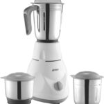 Almo Super Smart Turbo 550 W Mixer Grinder(Blend Master Treo 100% Hybrid Copper Motor | 3 Jars | White, Grey)